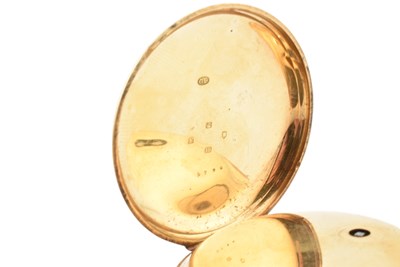 Lot 32 - 18CT GOLD HALLMARKED OPEN FACED POCKET WATCH BY BOORMAN OF GRAVESEND