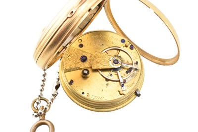 Lot 32 - 18CT GOLD HALLMARKED OPEN FACED POCKET WATCH BY BOORMAN OF GRAVESEND
