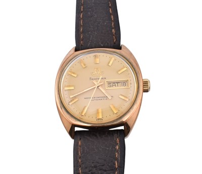 Lot 109 - 9CT GOLD WATCHES OF SWITZERLAND SEAFARER WRISTWATCH