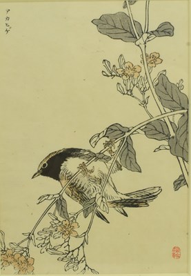 Lot 206 - KONO BAIREI (1844-1895) - WOODBLOCK PRINT FROM BAIREI HYAKUCHO GAFU
