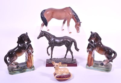 Lot 36 - COLLECTION OF MID TO LATE 20TH CENTURY PORCELAIN ANIMAL FIGURES