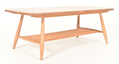 Lot 72 - ERCOL - MODEL 459 - MID CENTURY BEECH & ELM COFFEE TABLE