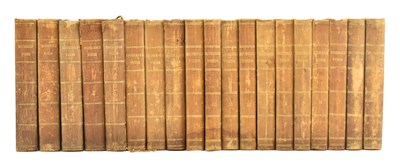 Lot 88 - DICKENS, CHARLES. 1850-1859 HOUSEHOLD WORDS, A WEEKLY JOURNAL 19 VOLS IN HALF CALF