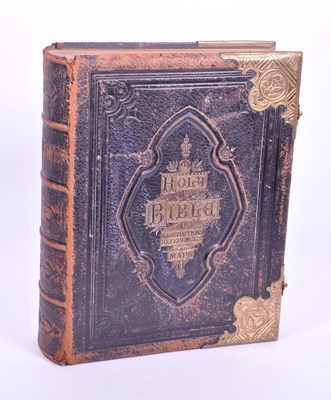 Lot 546 - 19TH CENTURY VICTORIAN 'THE ILLUSTRATED NATIONAL FAMILY BIBLE'