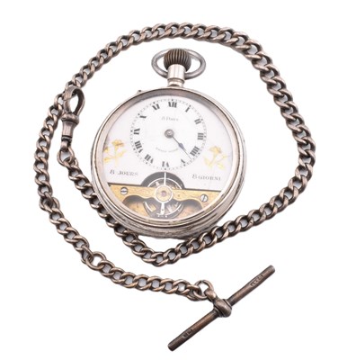 Lot 468 - EARLY 20TH CENTURY SWISS OPENFACE POCKET WATCH
