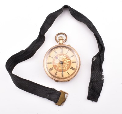 Lot 470 - EARLY 20TH CENTURY 18CT GOLD POCKET WATCH