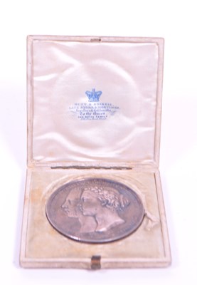 Lot 545 - 1858 WEDDING OF PRINCESS VICTORIA AND PRINCE FREDERICK COMMEMORATIVE MEDAL