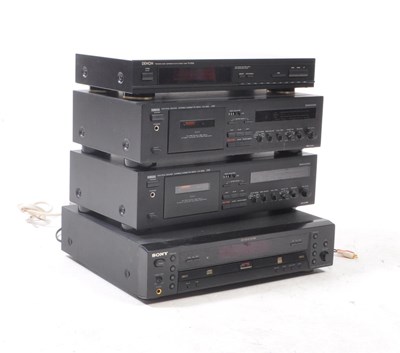Lot 406 - VINTAGE 20TH CENTURY HI FI MUSIC STACKING SYSTEM