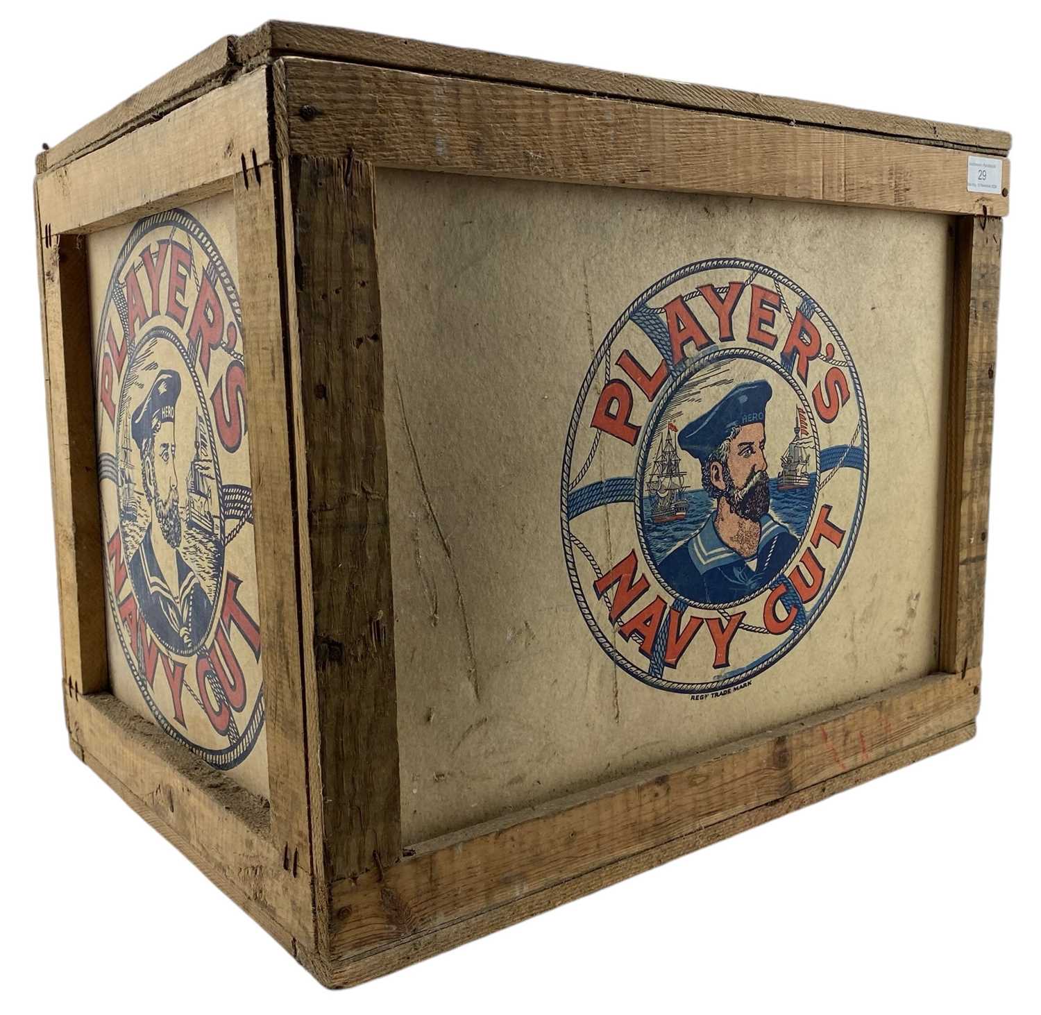 Lot 29 - PLAYER'S NAVY CUT SHIPPING CRATE