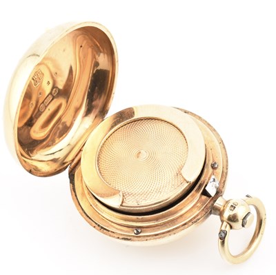 Lot 23 - VICTORIAN HALLMARKED 15CT GOLD SOVEREIGN CASE