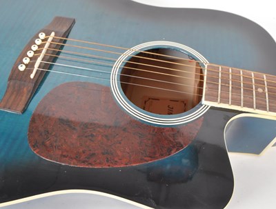 Lot 403 - JIM DEACON - LATE 20TH CENTURY ELECTRIC ACOUSTIC GUITAR WITH CASE
