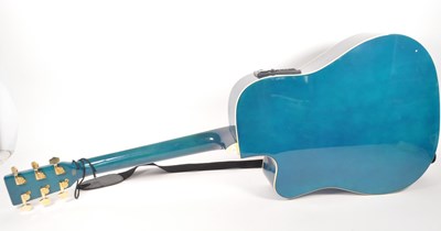 Lot 403 - JIM DEACON - LATE 20TH CENTURY ELECTRIC ACOUSTIC GUITAR WITH CASE