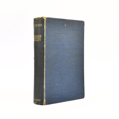 Lot 114 - POETRY. 1921 THE POEMS OF WILLIAM ERNEST HENLEY - GIFT FROM JOHN BETJEMAN TO WILLIAM BEALBY-WRIGHT