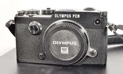 Lot 273 - OLYMPUS - CONTEMPORARY PEN-F MICRO FOUR THIRDS CAMERA