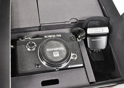 Lot 273 - OLYMPUS - CONTEMPORARY PEN-F MICRO FOUR THIRDS CAMERA