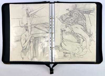 Lot 115 - ROBIN SYMES (1939-2023) - ORIGINAL PORTFOLIO OF ARTWORKS