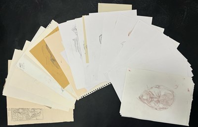 Lot 123 - ROBIN SYMES (1939-2023) - SKETCH PAD OF ORIGINAL SKETCHES & DRAWINGS
