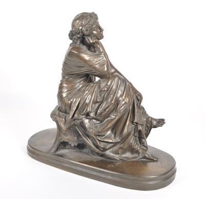 Lot 271 - AFTER PIERRE ALEXANDRE SCHOENEWERK - BRONZED RESIN SCULPTURE