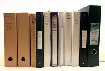 Lot 130 - ROBIN SYMES (1939-2023) - SUMMARY SCHOOL TERMS' FOLDERS OF ARTWORKS