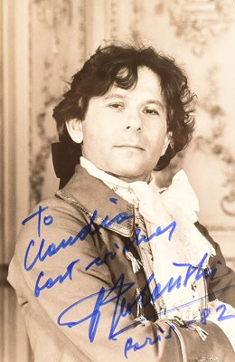Lot 114 - ROMAN POLANSKI (DIRECTOR) - AUTOGRAPHED BLACK & WHITE PHOTO