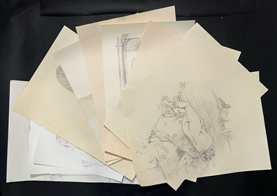 Lot 135 - ROBIN SYMES (1939-2023) - ELEVEN SKETECHES FROM LIFE DRAWING CLASSES