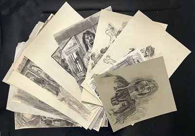 Lot 141 - ROBIN SYMES (1939-2023) - CIRCA 11 SKETCHES FROM LIFE DRAWING CLASSES
