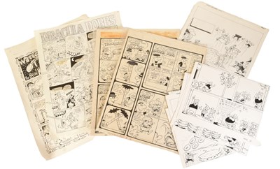 Lot 150 - COMIC BOOK / ANNUAL ARTWORK - COLLECTION OF ORIGINAL ART