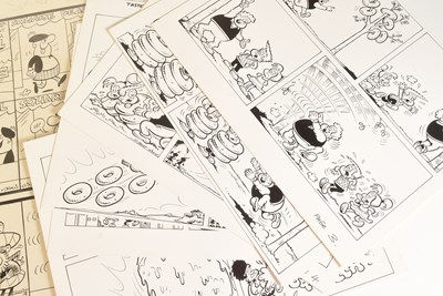Lot 150 - COMIC BOOK / ANNUAL ARTWORK - COLLECTION OF ORIGINAL ART