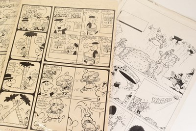 Lot 150 - COMIC BOOK / ANNUAL ARTWORK - COLLECTION OF ORIGINAL ART