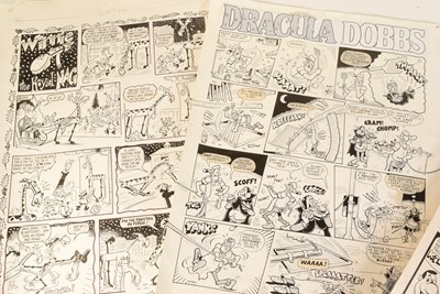 Lot 150 - COMIC BOOK / ANNUAL ARTWORK - COLLECTION OF ORIGINAL ART