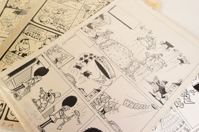 Lot 150 - COMIC BOOK / ANNUAL ARTWORK - COLLECTION OF ORIGINAL ART