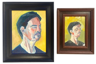Lot 150 - ROBIN SYMES (1939-2023) - TWO PORTRAITS FROM ROYAL DRAWING SCHOOL