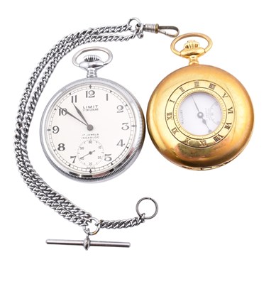 Lot 221 - TWO POCKET WATCHES INCLUDING LIMIT & MALLORY
