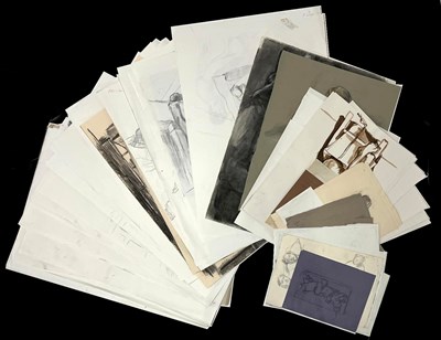 Lot 155 - ROBIN SYMES (1939-2023) - PORTFOLIO OF LIFE DRAWINGS & SKETCHES