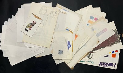 Lot 156 - ROBIN SYMES (1939-2023) - EARLY PORTFOLIO OF DRAWINGS & SKETCHES