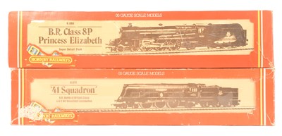 Lot 154 - MODEL RAILWAY - X2 HORNBY OO GAUGE TRAINSET LOCOMOTIVES
