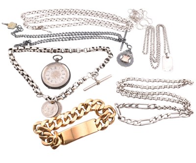 Lot 169 - COLLECTION OF SILVER & GILT JEWELLERY & FRAGMENTS AF