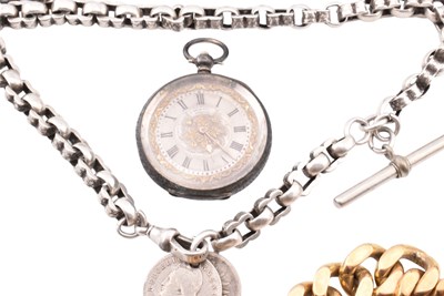 Lot 169 - COLLECTION OF SILVER & GILT JEWELLERY & FRAGMENTS AF