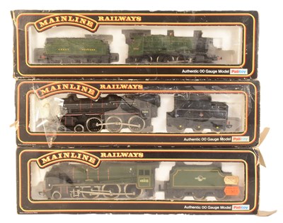 Lot 187 - MODEL RAILWAY - X3 PALITOY MAINLINE OO GAUGE LOCOMOTIVES