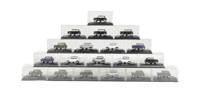 Lot 312 - DIECAST - CARARAMA 1/72 SCALE DIECAST MINI COOPER MODELS