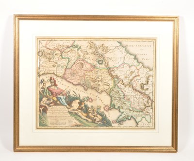 Lot 299 - C1720 LATIUM CAMPANIA ET SAMNIUM - MAP OF ANCIENT ITALY
