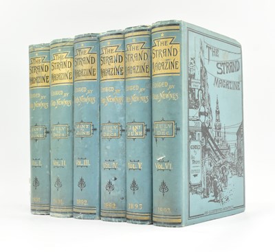 Lot 98 - CONAN DOYLE, ARTHUR. 1891-93 THE STRAND MAGAZINE VOLS 1-6 IN ORIG. CLOTH