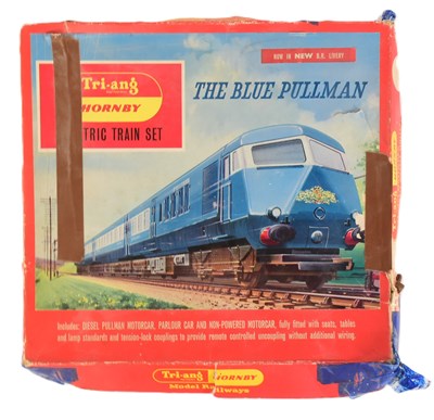 Lot 89 - MODEL RAILWAY - VINTAGE HORNBY BLUE PULLMAN TRAINSET