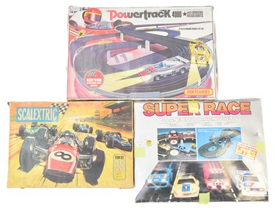 Lot 171 - SCALEXTRIC - X3 ASSORTED SLOT CAR RACING SETS