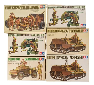 Lot 41 - MODEL KITS - COLLECTION OF VINTAGE TAMIYA MODEL KITS