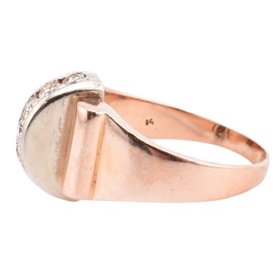 Lot 99 - ART DECO GOLD & DIAMOND RING