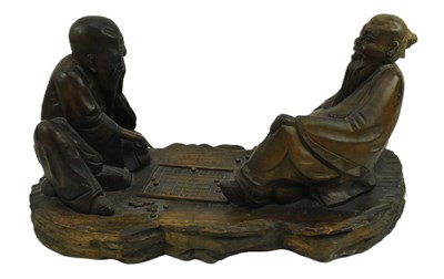 Lot 184 - EARLY 20TH CENTURY CHINESE WOOD CARVING 清末民初木刻