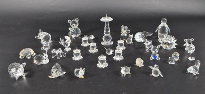 Lot 95 - SWAROVSKI - COLLECTION OF LATE 20TH CENTURY CRYSTAL GLASS FIGURES