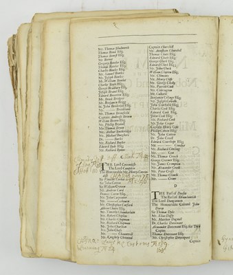 Lot 65 - 1688 PARADISE LOST - COPY OF CHARLES KILLIGREW, MASTER OF REVELS