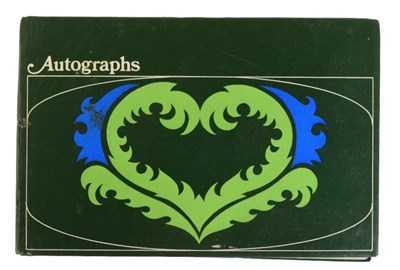 Lot 98 - AUTOGRAPH ALBUM - RONNIE BARKER, SPIKE MILLIGAN, DEPECHE MODE ETC
